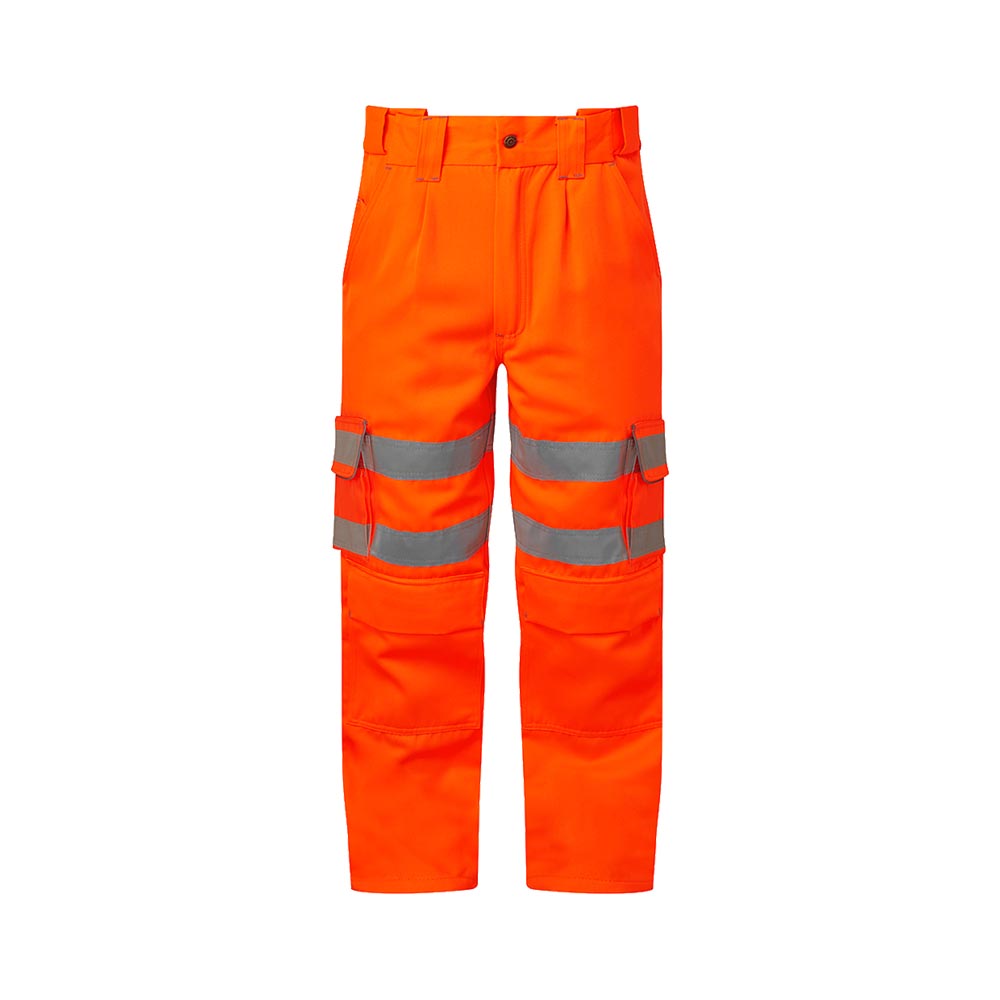 Rail Cargo Work Trousers with Flexi Waist System  Bodyguard Workwear