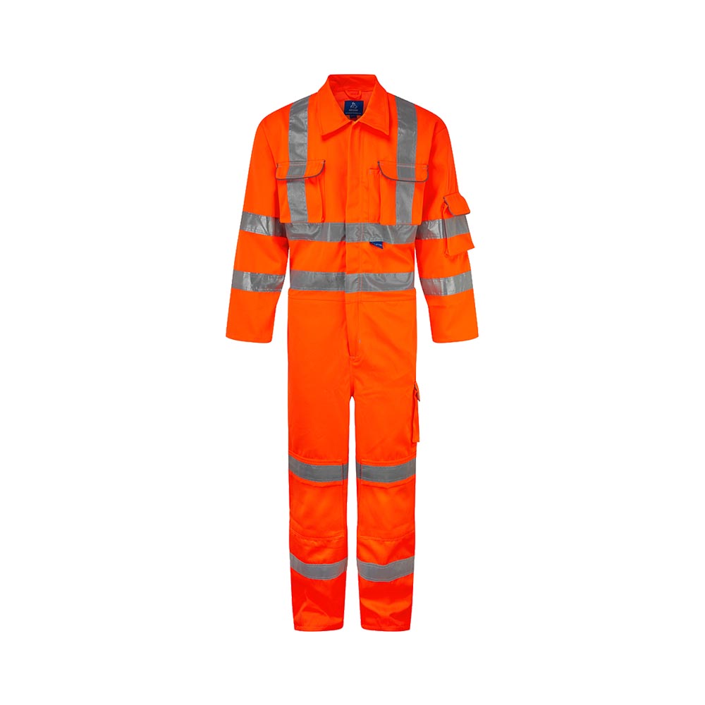 Bodyguard Hi Vis Orange Rail Coveral | Bodyguard Workwear