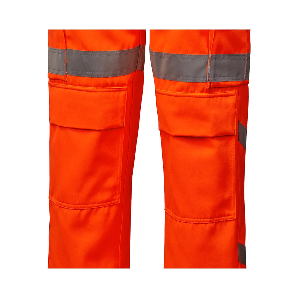 TOP SWEDE HIVIS SAFETY TROUSERS ORANGE 251622  Sparks Workwear Ltd   Online Store