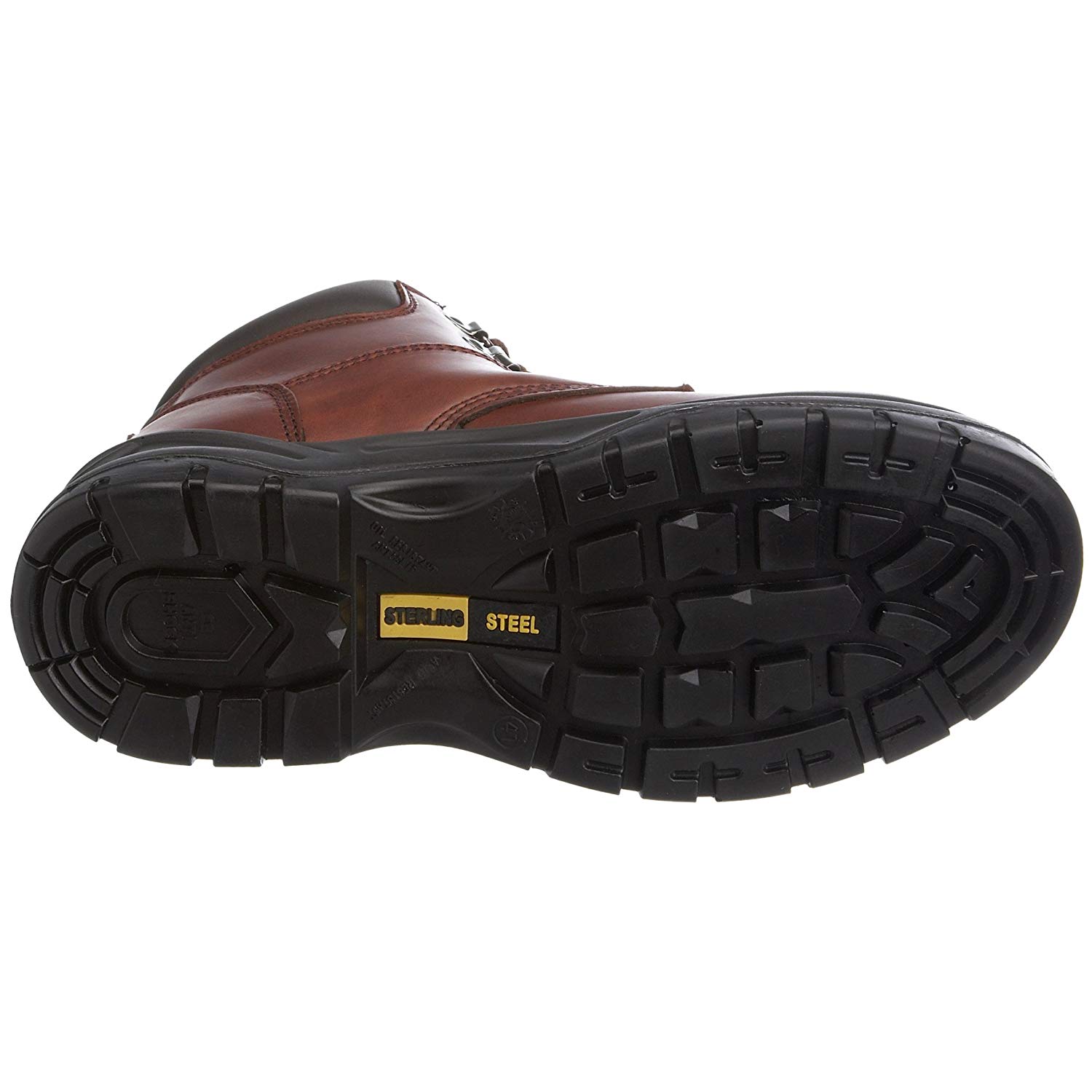 Sterling Lightweight Brown Safety Boots Bodyguard Workwear