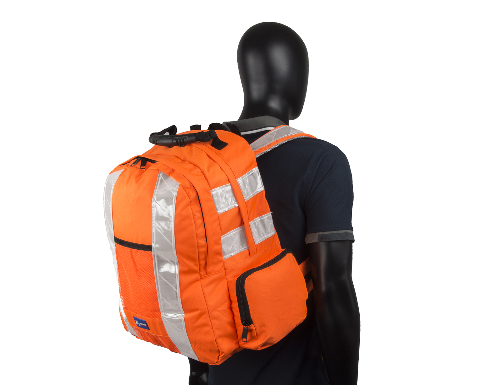 hi vis rucksack orange