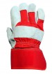 Red Rigger Glove w/ Heavyweight cotton backing 