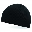 Beechfield Beanie Black w/ 100% Soft-touch acrylic & Double-layer knit