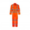 Hi Vis Orange Rail Coverall w/ Rear cargo pockets plus utility pocket 