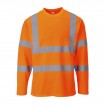 Hi Vis Cotton Comfort Long Sleeved T-Shirt