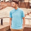 Classic Cotton Pique Polo Shirt w/ Neck tape for wearer comfort