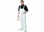 White Painters Bib and Brace w/ multiple pockets & Knee pad pockets