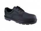 Oxford Executive Leather Safety Shoe w/ Padded collar for Ankle Support