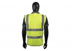 Yellow High Vis Vest W/ High Quality Reflective Tape-2
