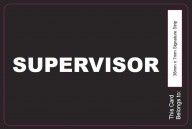supervisor-id-card-on-black-background