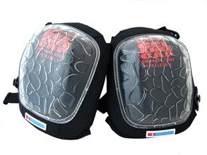 Premium gel knee pads w/ hard shell cap 