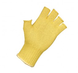 Fingerless Kevlar PVC Dot Glove