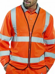 Flame Retardant High Vis Long Sleeve Vest 