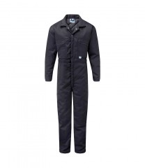 Quilted Boiler suit w/ elasticated action back & zip front