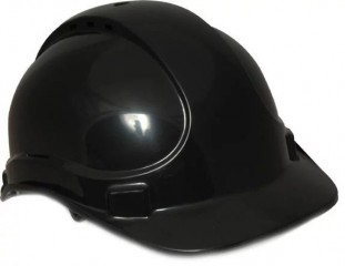 HPE Deluxe Vented Safety Helmet (TE) Black