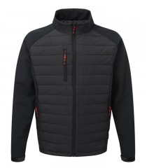 TuffStuff Snape Nylon and Softshell Jacket Black