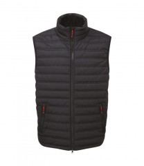 Elite Ribbed Bodywarmer Black w/ Thermofort insulation