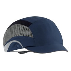 JSP Aerolite Hard bumpcap Cap Blue w/ Side reflective panels