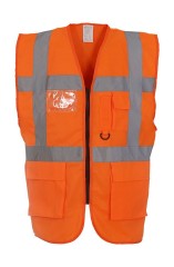 Hi Vis Executive Vest-Orange