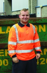 High Vis FR Long Sleeve Polo