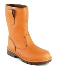 STEELITE RIGGER Lined BOOT w/ Steel toe cap and protective steel mid-sole
