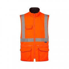 Rail Cargo Bodywarmer w/ Thermal insulation & Twin needle stitching