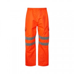  GN300B – Breathable HV Rail Overtrousers w/ Elasticated waist & Cargo pockets 
