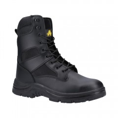 Water Resistant Hi-leg Lace up Safety Boot With Steel Toecap And Midsole