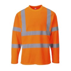 Hi Vis Cotton Comfort Long Sleeved T-Shirt