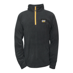 Cat Concord Fleece Pullover Sweatshirt w/ contrast zip, storm flap and beard guard
