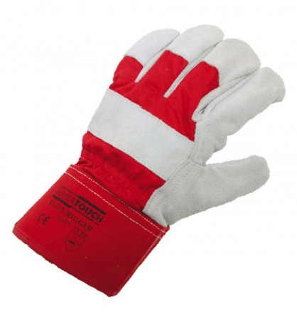 Heavy Rail Rigger Glove w/ Heavyweight cotton backing and safety cuff
