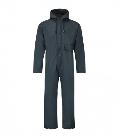 Lightweight & Waterproof Coverall w/ zip front & studded storm flap