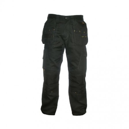 Dewalt Pro Tradesman Trouser Black w/ large combat pockets 
