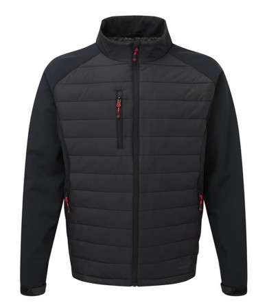 TuffStuff Snape Nylon and Softshell Jacket Black