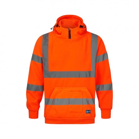 GN830 – Hi-Brid Hoody w/ Perforated ear holes & Zipped kangaroo pockets 