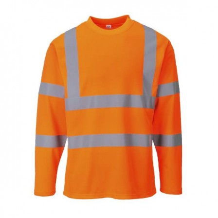 Hi Vis Cotton Comfort Long Sleeved T-Shirt