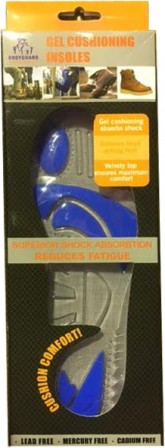 Bodyguard Workwear Gel Insole w/ inserts to relieve pressure