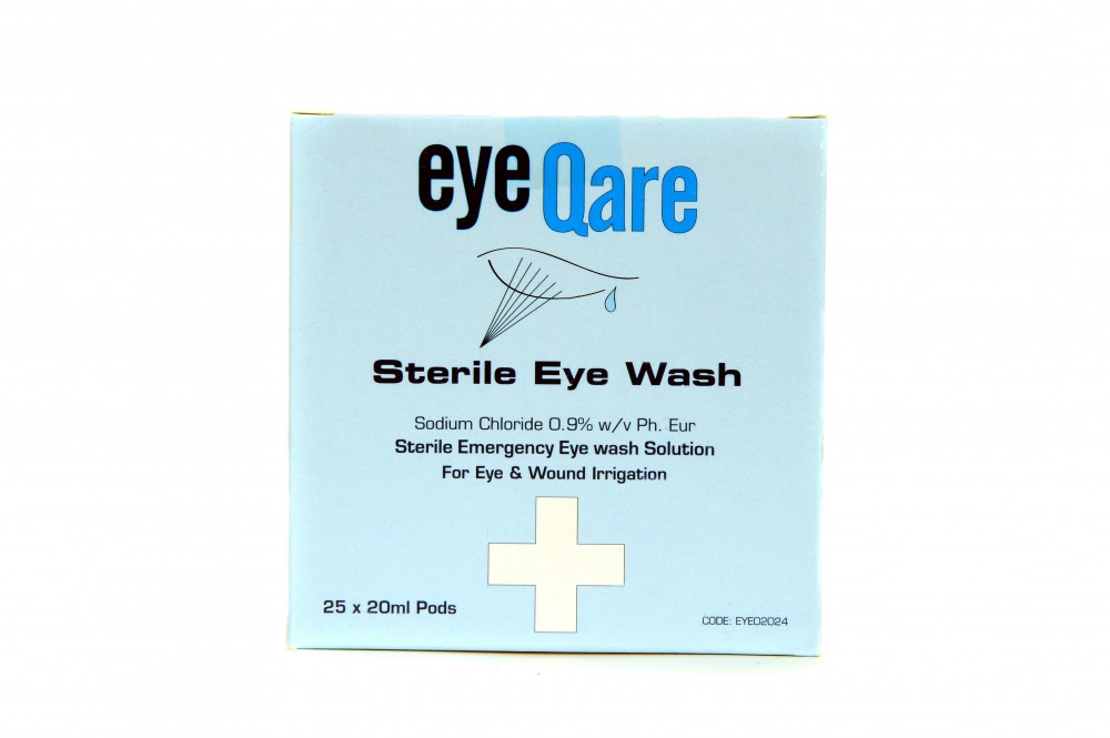 Saline Eye Wash Refills Pods x 25 Bodyguard Workwear