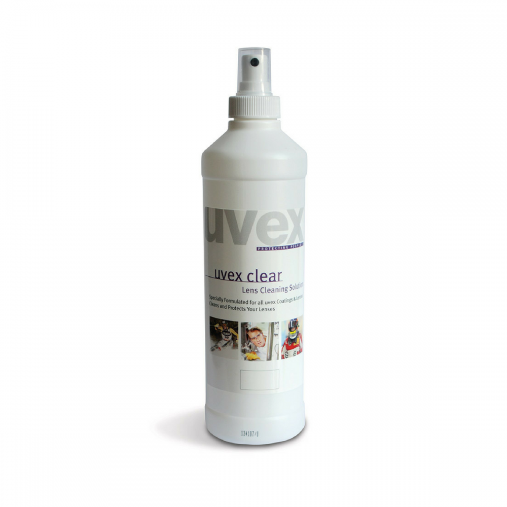 Uvex Lens Cleaning Fluid 16oz for polycarbonate lenses Bodyguard Workwear